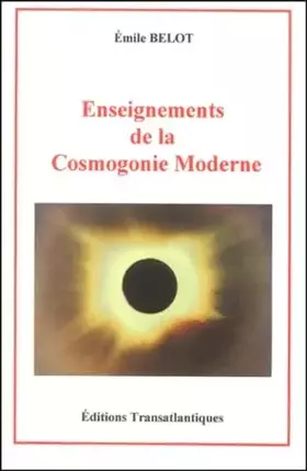 Couverture du produit · Enseignements de la cosmogonie moderne