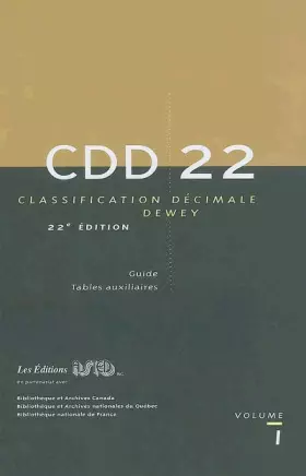 Couverture du produit · Classification décimale Dewey et Index : 4 volumes