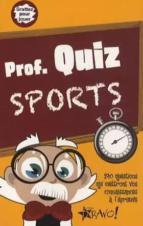 Couverture du produit · Prof. Quiz Sports