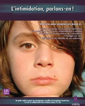 Couverture du produit · L'intimidation, parlons-en !
