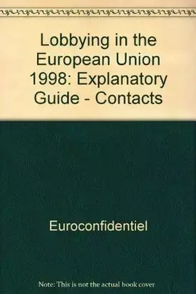 Couverture du produit · European Lobbysts' Practical Guide : the white Book