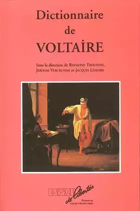 Couverture du produit · DICTIONNAIRE DE VOLTAIRE