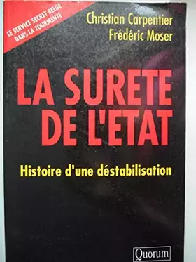 Couverture du produit · La surete de l'etat