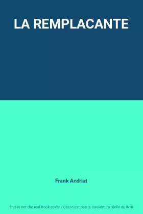 Couverture du produit · LA REMPLACANTE