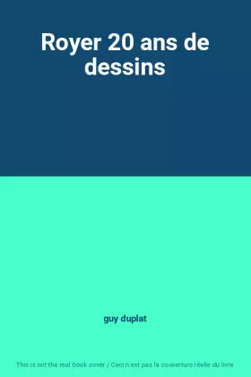 Couverture du produit · Royer 20 ans de dessins