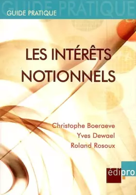 Couverture du produit · LES INTERETS NOTIONNELS