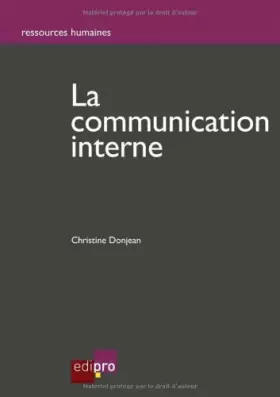 Couverture du produit · La communication interne
