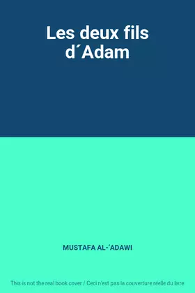 Couverture du produit · Les deux fils d´Adam
