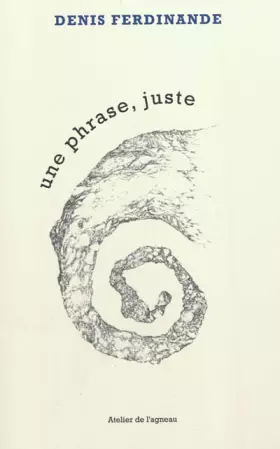Couverture du produit · Une Phrase, Juste