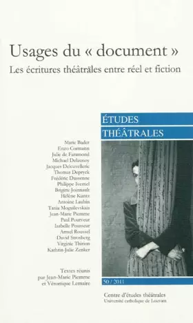 Couverture du produit · Usages du ""document