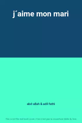 Couverture du produit · j´aime mon mari