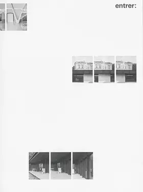Couverture du produit · Entrer:: cinq architectures en belgique