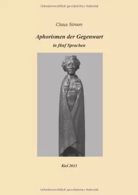 Couverture du produit · Aphorismen der Gegenwart in fünf Sprachen