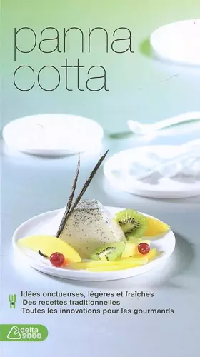 Couverture du produit · Panna cotta