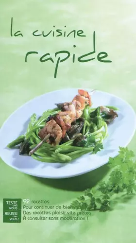 Couverture du produit · La cuisine rapide
