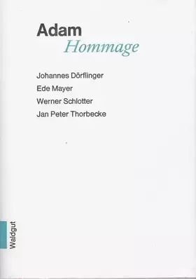Couverture du produit · AdamHommage (Bodoni Drucke)