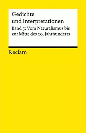 Couverture du produit · Vom Naturalismus Bis Zur Jahr
