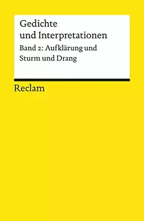 Couverture du produit · Aufklarung Und Sturm Und Drang