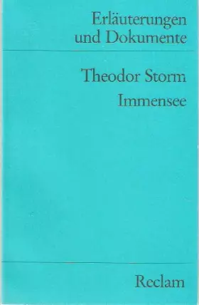 Couverture du produit · Immensee