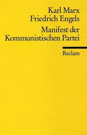 Couverture du produit · Manifest Der Kommunistischen Partei