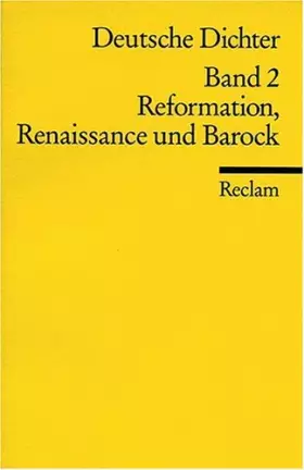 Couverture du produit · Deutsche Dichter II. Reformation, Renaissance und Barock.