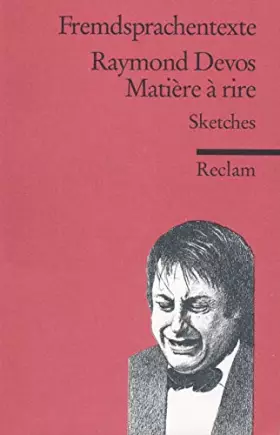 Couverture du produit · Matiere a rire