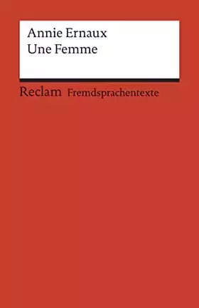 Couverture du produit · Une Femme.