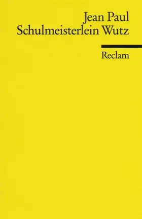 Couverture du produit · Schulmeisterlein Wutz