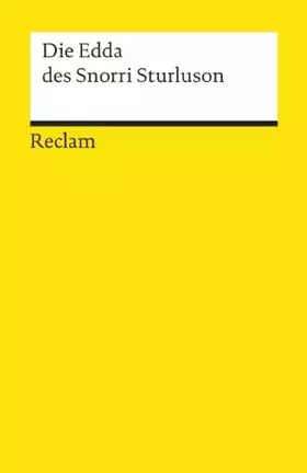 Couverture du produit · Die Edda des Snorri Sturluson