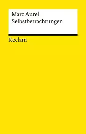 Couverture du produit · Selbstbetrachtungen.