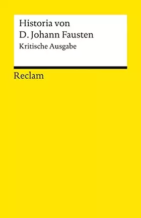 Couverture du produit · Historia Von D. Johann Fausten