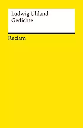 Couverture du produit · Gedichte (Reclams Universal-Bibliothek)
