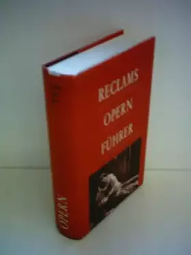 Couverture du produit · Reclams Opernführer
