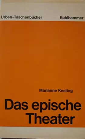 Couverture du produit · Das epische Theater.