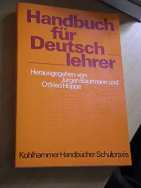 Couverture du produit · Handbuch für Deutschlehrer