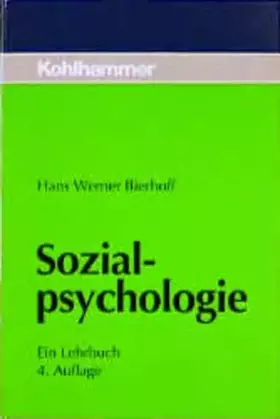 Couverture du produit · Sozialpsychologie: Ein Lehrbuch