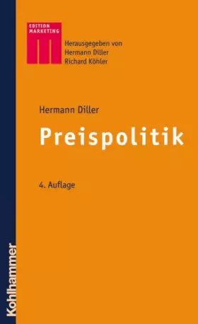 Couverture du produit · Preispolitik (Kohlhammer Edition Marketing)