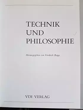 Couverture du produit · Technik und Philosophie