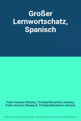 Couverture du produit · Großer Lernwortschatz, Spanisch