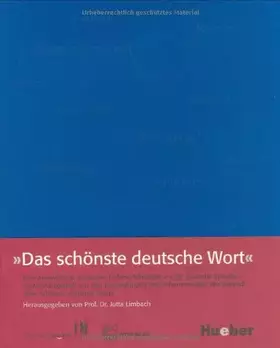 Couverture du produit · Das schonste deutsche wort