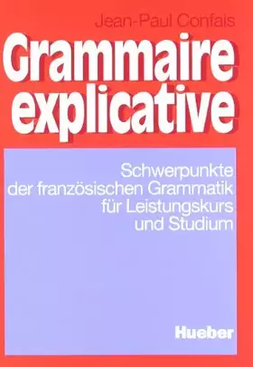 Couverture du produit · Grammaire explicative
