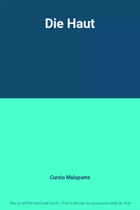 Couverture du produit · Die Haut