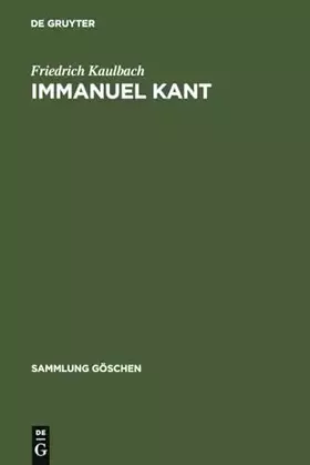 Couverture du produit · Sammlung Göschen, Nr. 2221: Immanuel Kant