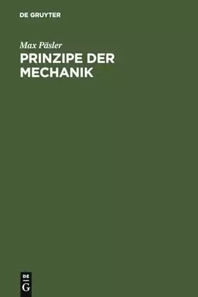 Couverture du produit · Prinzipe der Mechanik