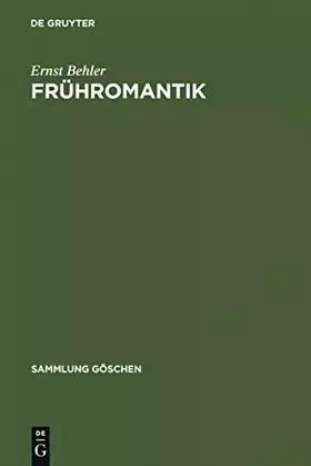 Couverture du produit · Frühromantik. (Sammlung Göschen)