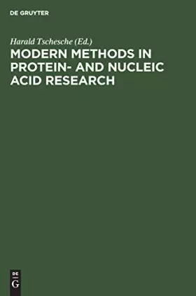 Couverture du produit · Modern Methods in Protein- and Nucleic Acid Research: Review Articles