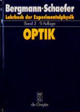Couverture du produit · Lehrbuch der Experimentalphysik, Bd.3, Optik