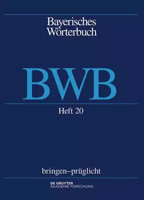 Couverture du produit · bringen – prüglicht