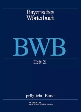 Couverture du produit · prüglicht – Bund