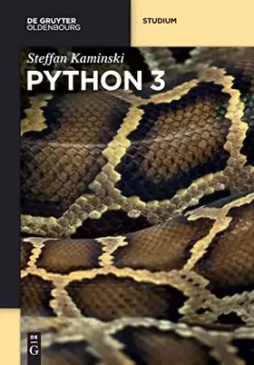 Couverture du produit · Python 3 (De Gruyter Studium)